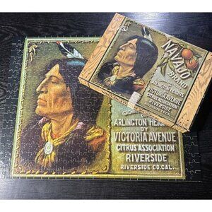 1972 Hoi Polloi Great American Crate Art Navajo Jigsaw Puzzle 500 Piece Complete